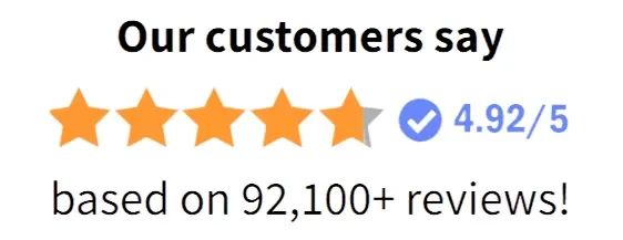 5 Star Rating - 2847 Reviews